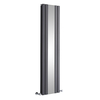 Radiatore di Design Verticale Antracite con Specchio Sloane - Disponibile in Diverse Misure