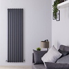Radiatore di Design Verticale Antracite Disponibile in Diverse Misure - Revive