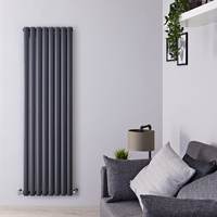 Radiatore di Design Verticale Antracite Disponibile in Diverse Misure - Revive