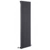 Radiatore di Design Verticale Antracite Savy - Disponibile in Diverse Misure
