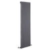 Radiatore di Design Verticale Antracite Sloane - Disponibile in Diverse Misure