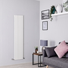 Radiatore di Design Verticale Bianco - 1600 x 354mm - 862W - Sloane