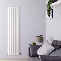 Radiatore di Design Verticale Bianco 1780mm Rombo - Disponibile in Diverse Misure