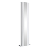 Radiatore di Design Verticale Bianco con Specchio Sloane - Disponibile in Diverse Misure