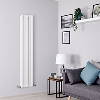 Radiatore di Design Verticale Bianco Disponibile in Diverse Misure - Delta