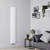 Radiatore di Design Verticale Bianco in Alluminio - 1600 x 280mm - 920W - Aurora