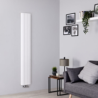 Radiatore di Design Verticale Bianco in Alluminio - 1600 x 280mm - 920W - Aurora