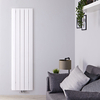 Radiatore di Design Verticale Bianco in Alluminio - 1600 x 470mm - 1533W - Aurora