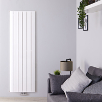 Radiatore di Design Verticale Bianco in Alluminio - 1600 x 565mm - 1840W - Aurora