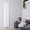 Radiatore di Design Verticale Bianco in Alluminio - 1800 x 375mm - 1384W - Aurora