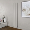 Radiatore di Design Verticale Bianco (Pearl White) Alto 1780mm - Colonne Ovali - Revive