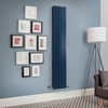 Radiatore di Design Verticale Blu Scuro - Alto 1780mm - Scelta di Larghezze - Delta