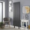 Radiatore di Design Verticale con Piedini – Antracite 1780 mm x 590 mm (Doppio Pannello)