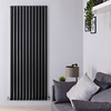 Radiatore di Design Verticale Doppio - Nero - 1780mm x 708mm - 2803 Watt