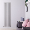 Radiatore di Design Verticale Doppio Grigio Chiaro - 1780 x 472mm - 1931W - Sloane