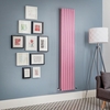 Radiatore di Design Verticale Doppio Rosa Revive - Disponibile in Diverse Misure