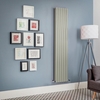 Radiatore di Design Verticale Doppio Verde Salvia Revive - Disponibile in Diverse Misure