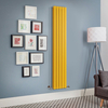 Radiatore di Design Verticale Giallo - Alto 1780mm - Scelta di Larghezze - Delta
