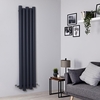 Radiatore di Design Verticale in Alluminio Antracite - 1800 x 390mm - 1300W - Laeto
