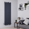 Radiatore di Design Verticale in Alluminio Antracite - 1800 x 550mm - 1300W - Laeto