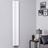Radiatore di Design Verticale in Alluminio Bianco - 1600 x 245mm - 664W - Aloa