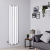 Radiatore di Design Verticale in Alluminio Bianco - 1600 x 390mm - 1155W - Laeto