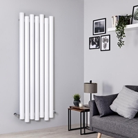 Radiatore di Design Verticale in Alluminio Bianco - 1600 x 550mm - 1617W - Laeto
