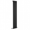 Radiatore di Design Verticale (Pannello Singolo) - 1750mm x 295mm - Nero - Sterling Quinn by Hudson Reed