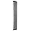 Radiatore di Design Verticale Piatto - 1750mm x 210mm - Pannello Singolo - Antracite
