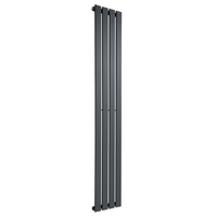 Radiatore di Design Verticale Piatto - 1750mm x 210mm - Pannello Singolo - Antracite