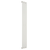 Radiatore di Design Verticale Piatto - 1750mm x 210mm - Pannello Singolo - Bianco