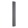 Radiatore di Design Verticale Piatto - 1750mm x 280mm - Doppio Pannello - Antracite
