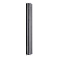 Radiatore di Design Verticale Piatto - 1750mm x 280mm - Doppio Pannello - Antracite