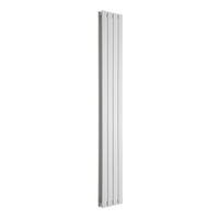 Radiatore di Design Verticale Piatto - 1750mm x 280mm - Doppio Pannello - Bianco
