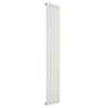 Radiatore di Design Verticale Piatto - 1750mm x 280mm - Pannello Singolo - Bianco