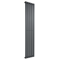 Radiatore di Design Verticale Piatto - 1750mm x 350mm - Pannello Singolo - Antracite