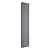 Radiatore di Design Verticale Piatto - 1750mm x 420mm - Doppio Pannello - Antracite
