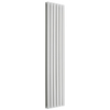 Radiatore di Design Verticale Piatto - 1750mm x 420mm - Doppio Pannello - Bianco