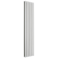 Radiatore di Design Verticale Piatto - 1750mm x 420mm - Doppio Pannello - Bianco
