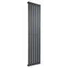Radiatore di Design Verticale Piatto - 1750mm x 420mm - Pannello Singolo - Antracite