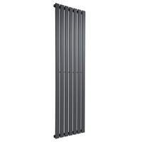 Radiatore di Design Verticale Piatto - 1750mm x 490mm - Pannello Singolo - Antracite