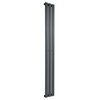 Radiatore di Design Verticale Piatto - 1750mm x 560mm - Pannello Singolo - Bianco