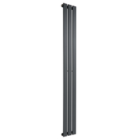 Radiatore di Design Verticale Piatto - 1750mm x 560mm - Pannello Singolo - Bianco
