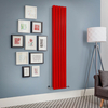 Radiatore di Design Verticale Rosso - Alto 1780mm - Scelta di Larghezze - Delta