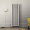 Radiatore di Design Verticale Tradizionale Triplo - Bianco - 1800 x 650 x 100mm
