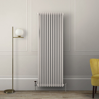 Radiatore di Design Verticale Tradizionale Triplo - Bianco - 1800 x 650 x 100mm
