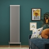 Radiatore di Design Verticale Tradizionale Triplo - Rosa (Rose Petal Pink) - Alto 1800mm - Regent