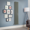 Radiatore di Design Verticale Verde Salvia - Alto 1780mm - Scelta di Larghezze - Delta