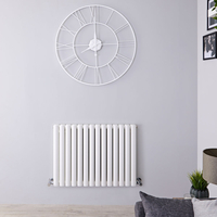 Radiatore Doppio di Design Orizzontale Bianco - 600 x 826mm - 1096W - Revive