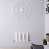 Radiatore Doppio Orizzontale di Design Bianco - 400 x 595mm - 619W - Revive